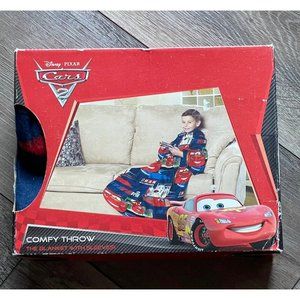 Disney Pixar Cars Comfy Throw With Sleeves Youth Size